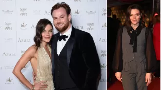 Faye Brookes wowed in a princess gown at her wedding to Iwan Lewis in a beautiful setting.
