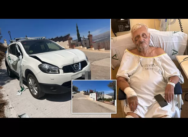 Neighbour runs over grandad multiple times for attempting to prevent him from drink-driving.