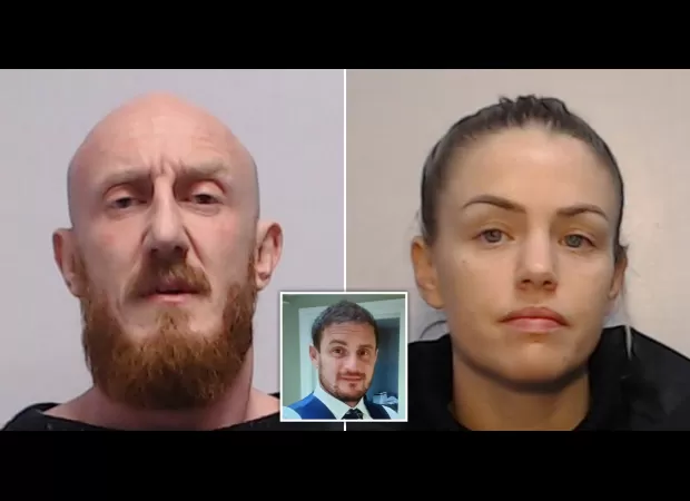 Couple convicted for killing electrician and pouring acid on body.