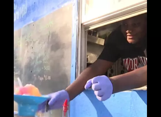 12yo Black kid manages school and a food truck business simultaneously.