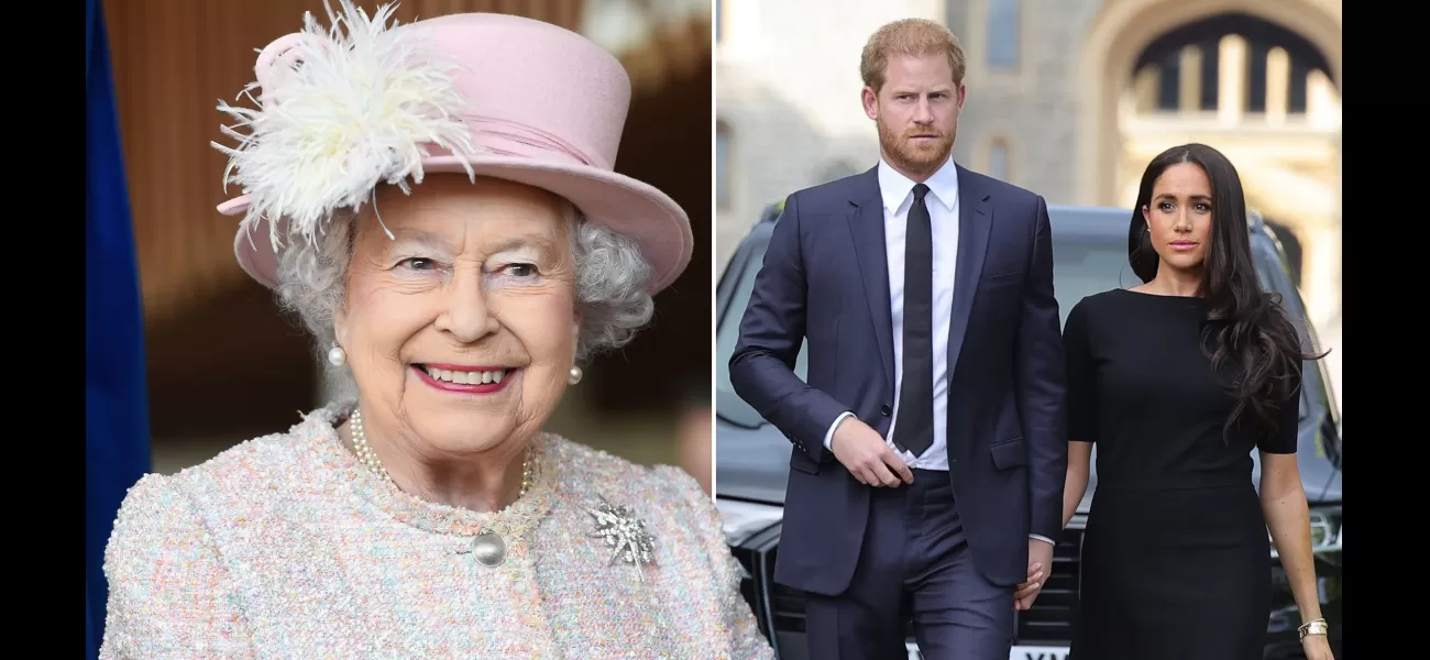 Meghan won't be with Harry to commemorate the anniversary of the Queen's passing.