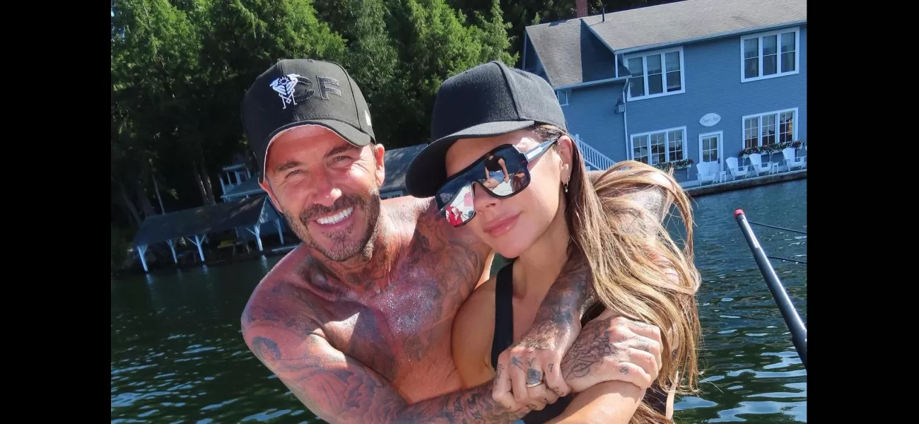 Victoria Beckham not happy with David Beckham's new haircut on their vacation.