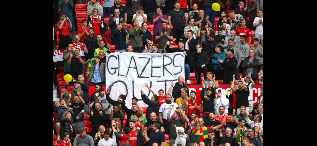 Manchester United fans stage sit-in protest against Glazers after team's win vs Nottingham Forest.