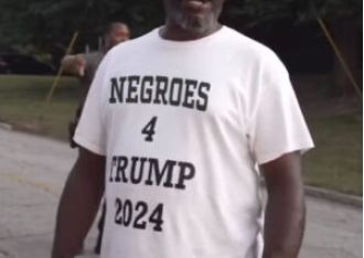 Black Trump supporters fall into a 