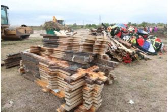 Hundreds of graves bulldozed after Prigozhin's death.