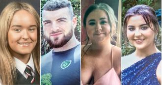 Two siblings tragically killed in a car crash while travelling with friends to a celebration.