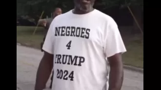 Black Trump supporters fall into a 