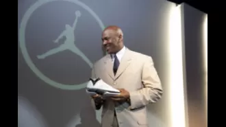 Michael Jordan's first NBA sneaker, worn during his debut season, is available for auction.