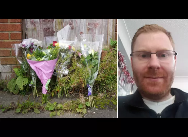 Man charged with murder of father found dead after theft of labradoodle from home.