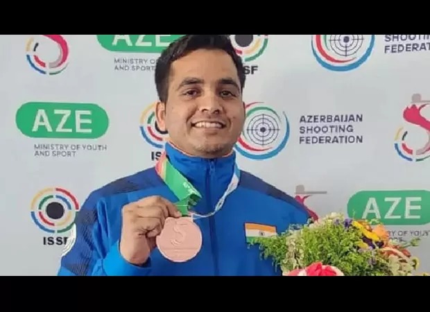 MBVV cop wins bronze medal at world shooting event in Mira Bhayandar.