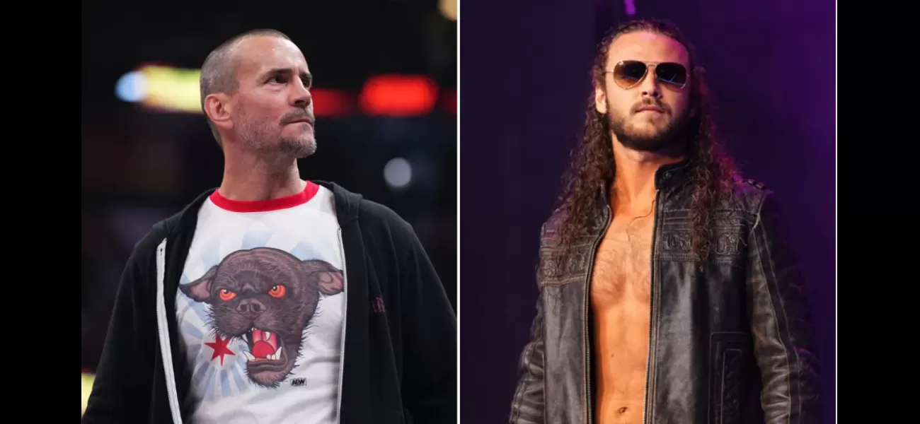 CM Punk and Jack Perry got into a fight backstage at AEW's Wembley event.