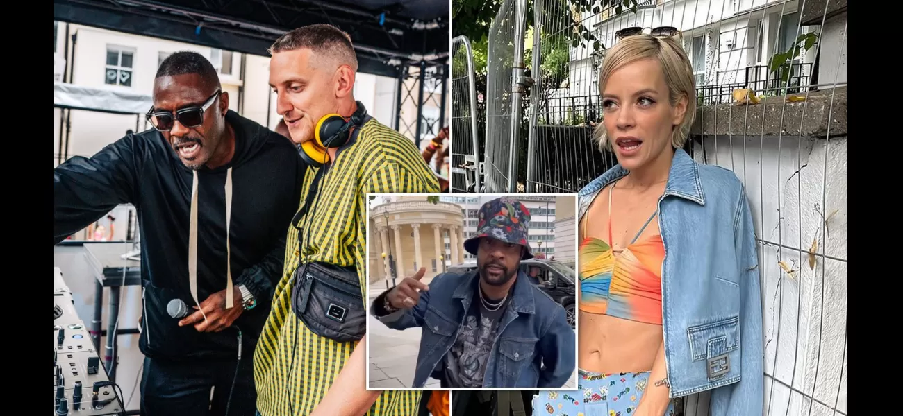Idris Elba & Lily Allen host Notting Hill Carnival 2023, with Allen joining in the festivities.