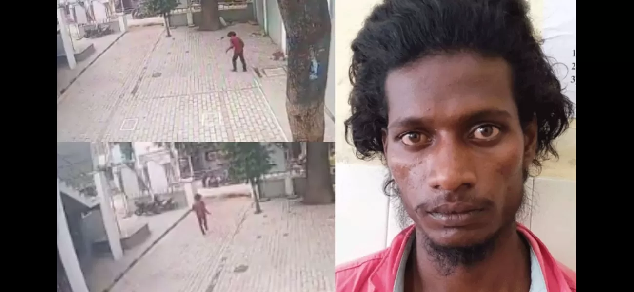 Rape accused escapes from Davangere jail by jumping off prison wall, CCTV video of the incident surfaces.