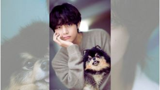 V from BTS reveals that his pet dog Yeontan is the real boss of the house.