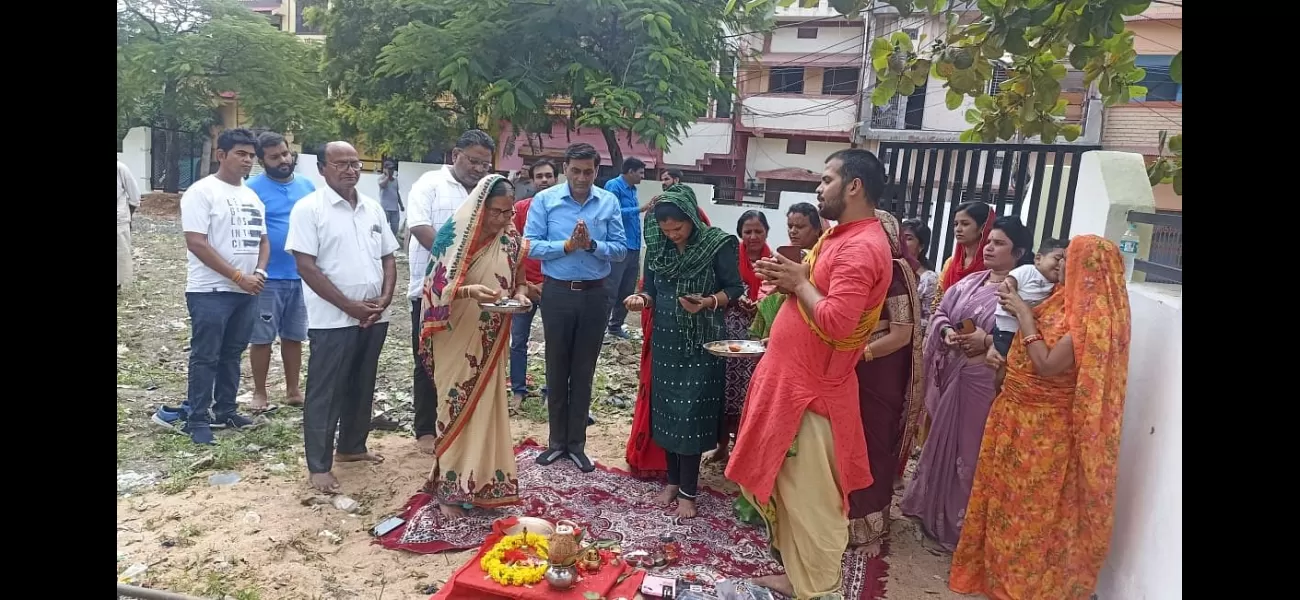 Model of India's upcoming Chandrayaan-3 mission to be installed in a park in Itarsi, Madhya Pradesh.