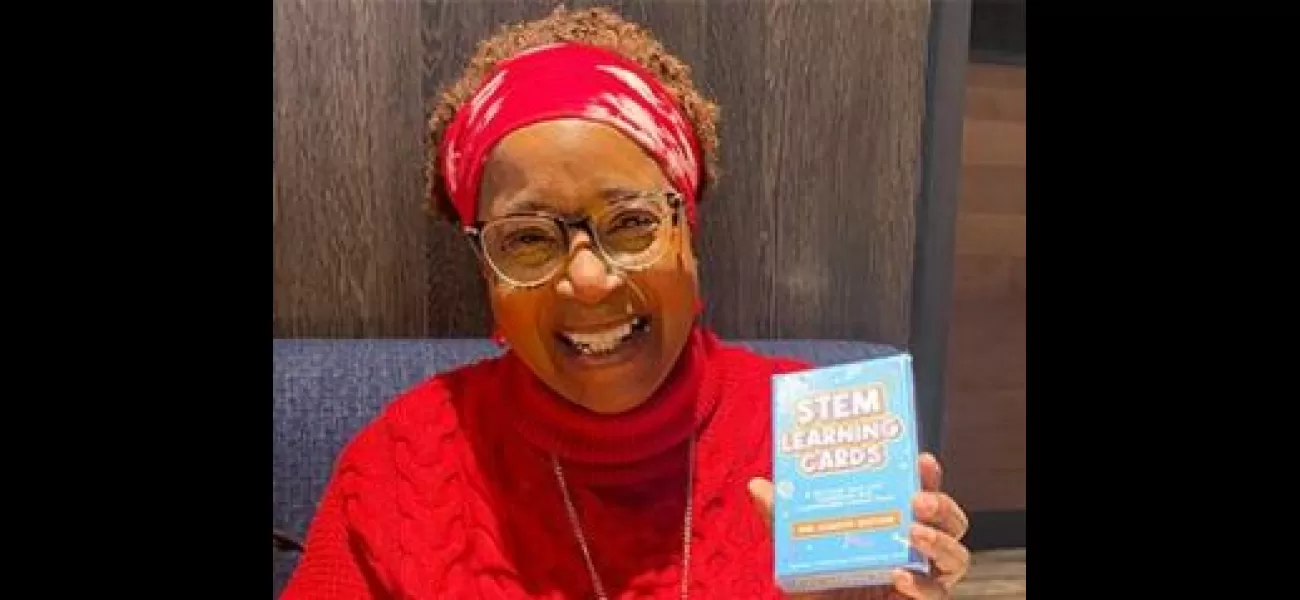 Retired Black educator of 31 years creates STEM learning cards to help Pre-K students learn.