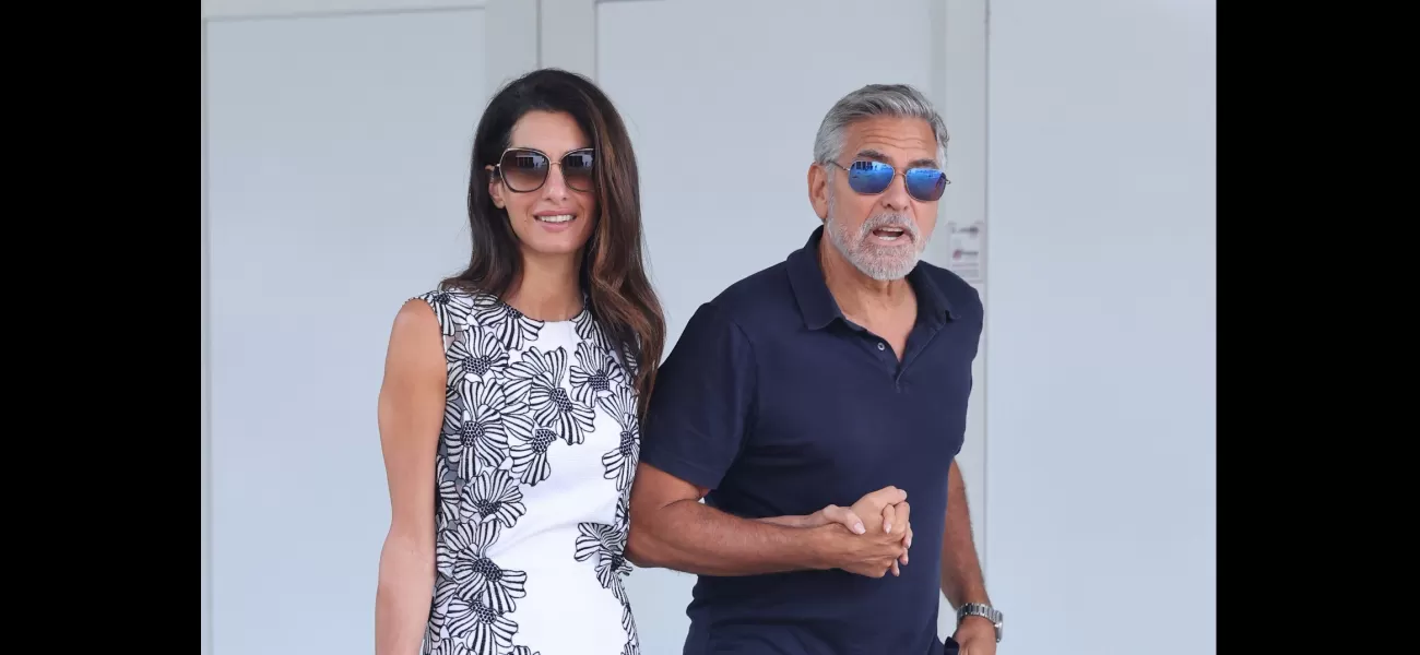 George and Amal Clooney arrive in Venice for film festival despite his support of SAG strikes.