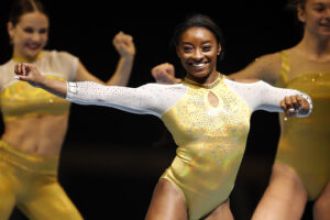 Simone Biles is now the most decorated gymnast in history after winning her 8th national title.