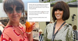 Dawn O'Porter moved to Mallorca after her kids were caught in air travel chaos.
