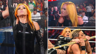 Becky Lynch pays emotional tribute to Bray Wyatt after an intense main event.