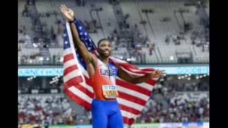 Noah Lyles gets attention from NBA players after questioning their championship wins.