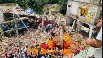 Nine people, including the son and brother of a terror accused, were killed in an explosion at an illegal firecracker unit in Bengal.
