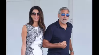 George and Amal Clooney arrive in Venice for film festival despite his support of SAG strikes.