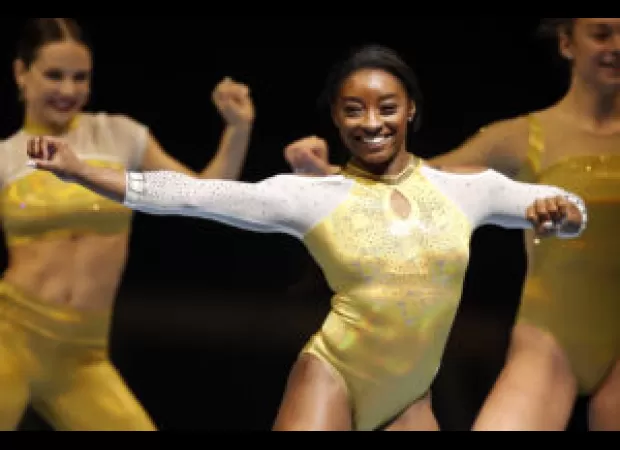 Simone Biles is now the most decorated gymnast in history after winning her 8th national title.