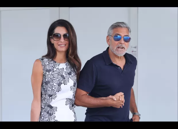 George and Amal Clooney arrive in Venice for film festival despite his support of SAG strikes.