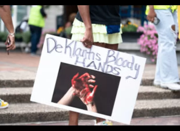 Anger and frustration in the Black community over DeSantis' policies expressed at Jacksonville vigil.