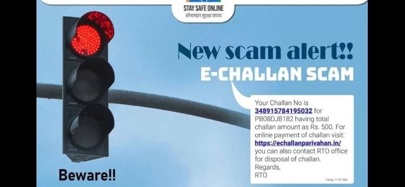 Be aware of fake traffic challan alerts from FPJ Cyber Secure.