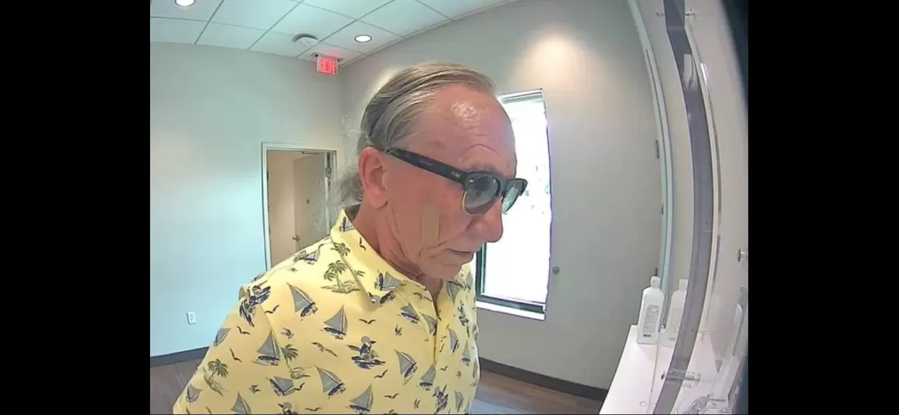 FBI arrested elderly man for attempting to rob bank of $650 to cover rent.