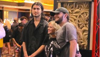 Blanket and Prince, Michael Jackson's rarely seen sons, marked their late father's 65th birthday with fans.