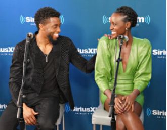 Lupita pays tribute to Chadwick on the anniversary of his death, saying he'll 