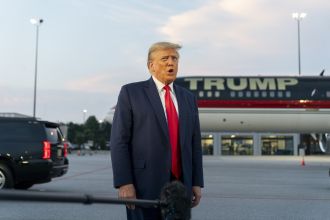 Trump pleads not guilty to charges related to Georgia election subversion.