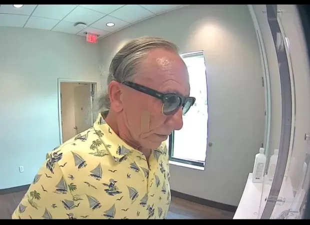 FBI arrested elderly man for attempting to rob bank of $650 to cover rent.