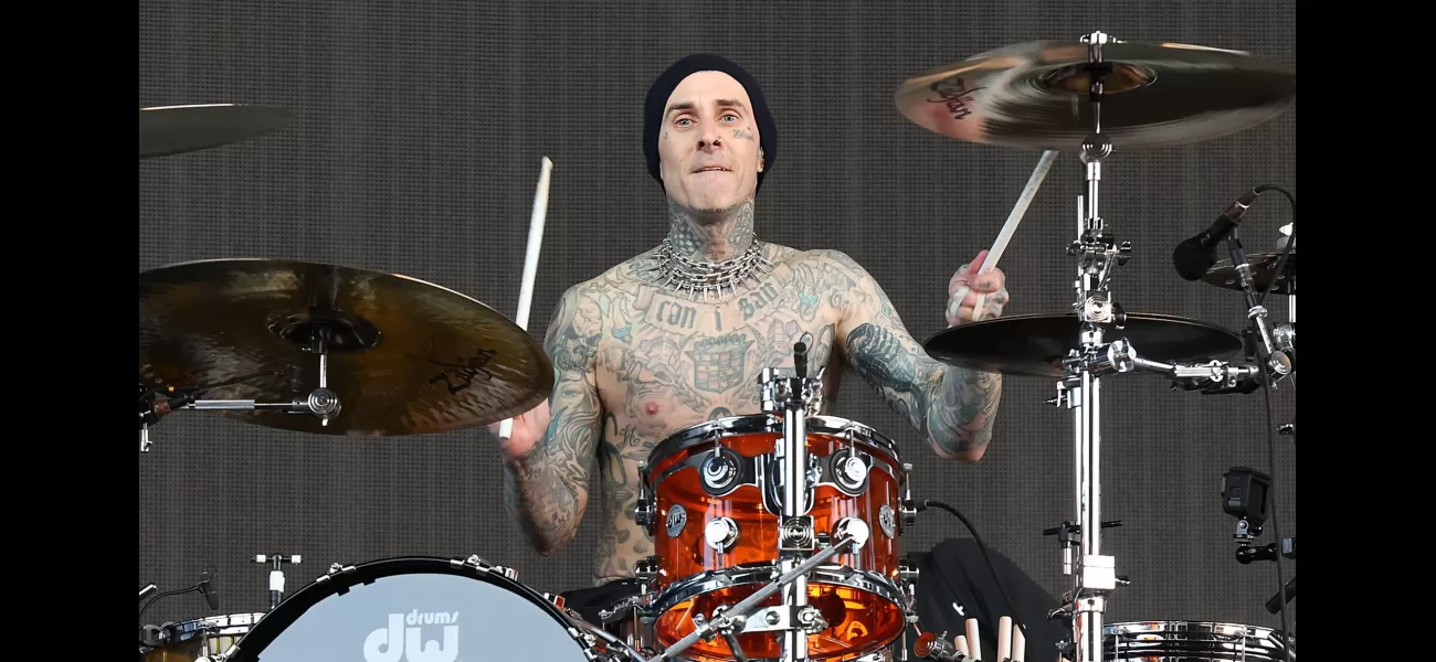 Travis Barker visited a prayer room before quickly leaving for a family emergency during Blink-182's tour.