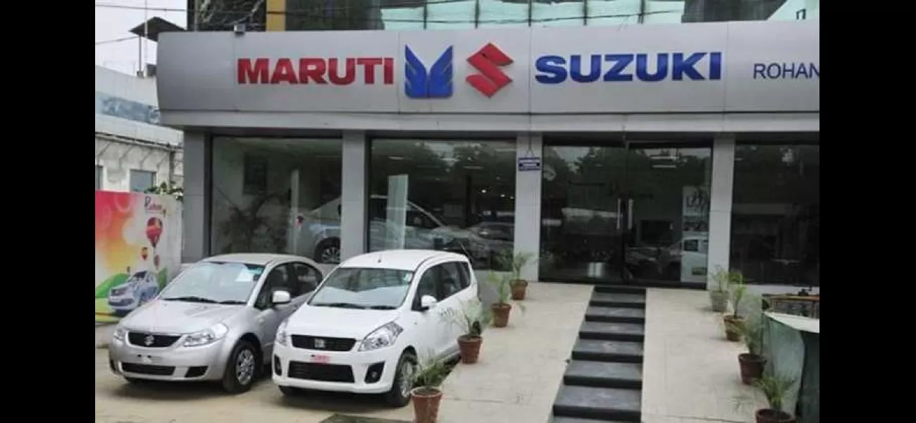 Maruti Suzuki produces 165,405 vehicles in Aug 2023.