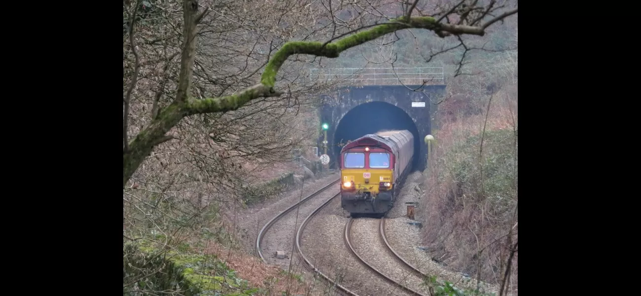 Man walking in tunnel struck and killed by train with passengers on board.