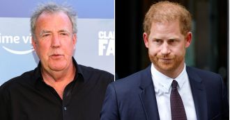 Jeremy Clarkson criticizes Prince Harry's memories of their shared experience sneaking backstage at a military event.