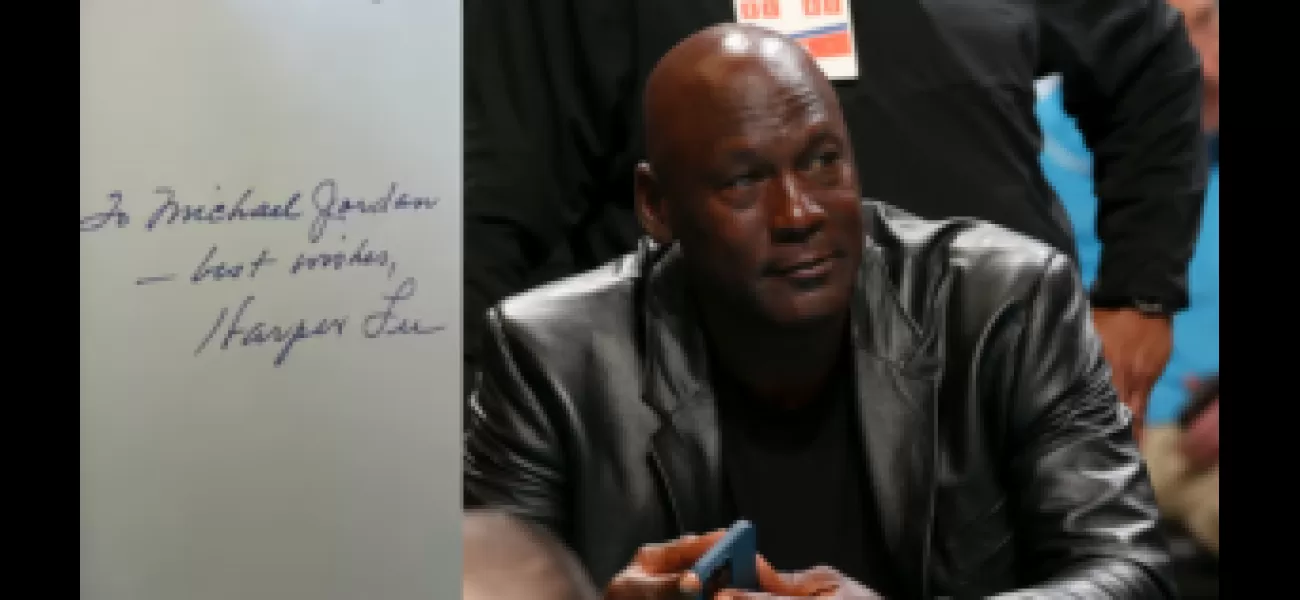 Michael Jordan's autographed 'To Kill a Mockingbird' to be sold at auction.