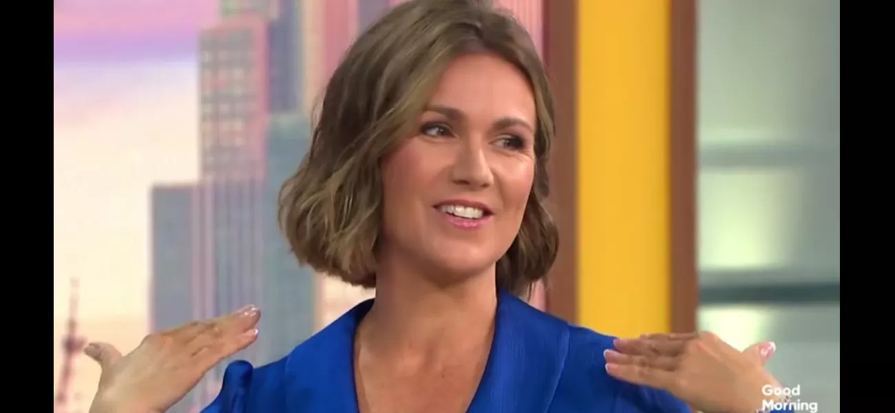 Susanna Reid returns to Good Morning Britain with a new look after a long absence.