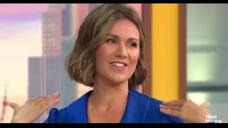 Susanna Reid returns to Good Morning Britain with a new look after a long absence.