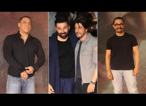 The Three Khans celebrated the success of Gadar 2 at a bash in Mumbai.