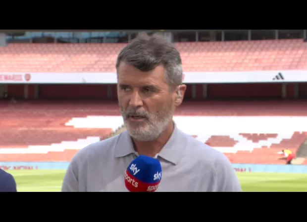 Roy Keane attacked by fan during Arsenal vs Man U, Micah Richards intervenes.