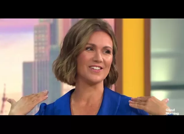 Susanna Reid returns to Good Morning Britain with a new look after a long absence.