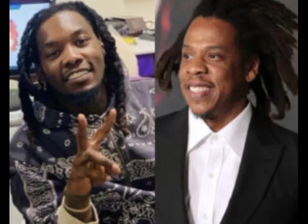 Jay-Z and Offset teach Kris Jenner how to dance electronically at Beyonce's LA tour stop.