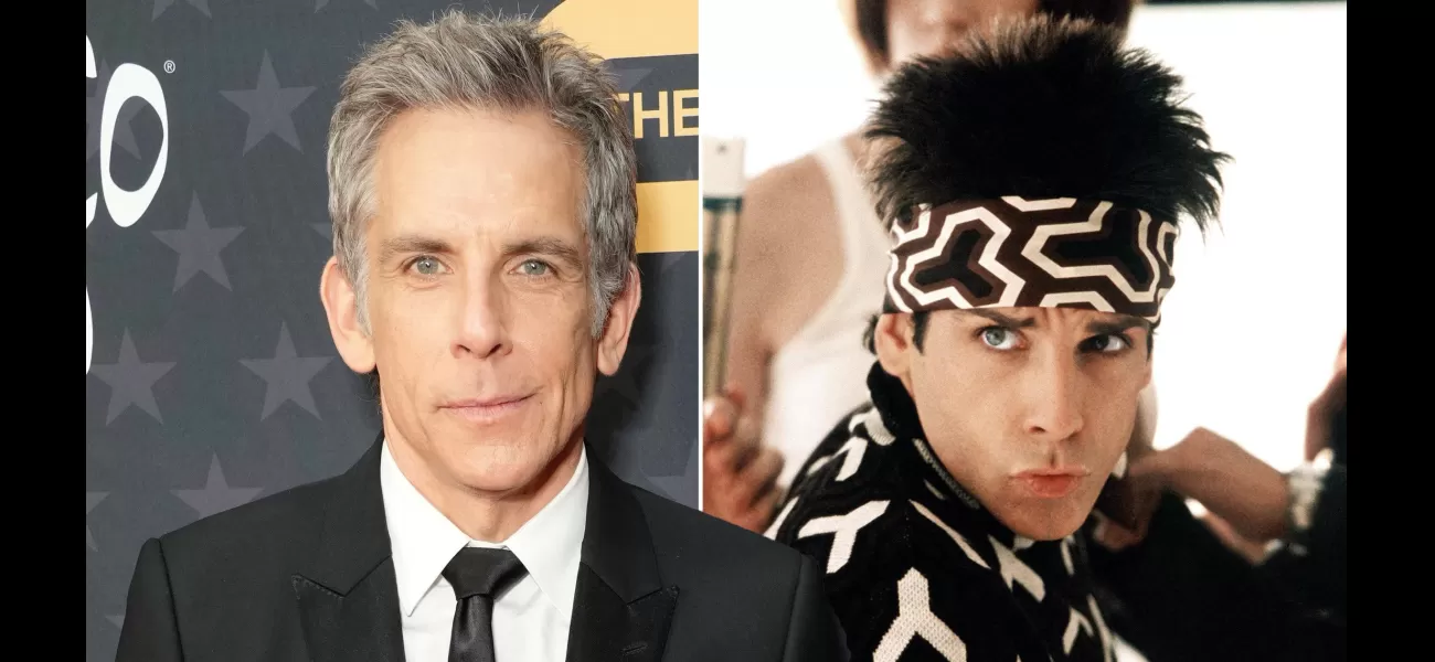 Ben Stiller nails Blue Steel pose from Zoolander, just like before.