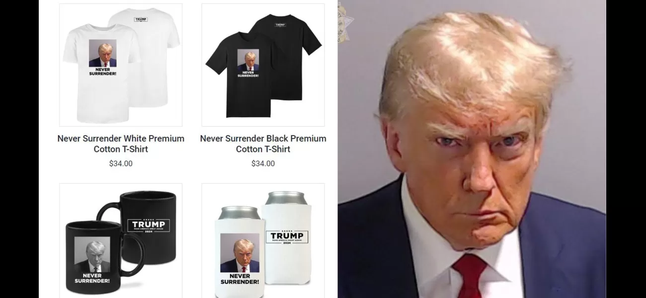 Trump sold merchandise with his mugshot, potentially violating another law.