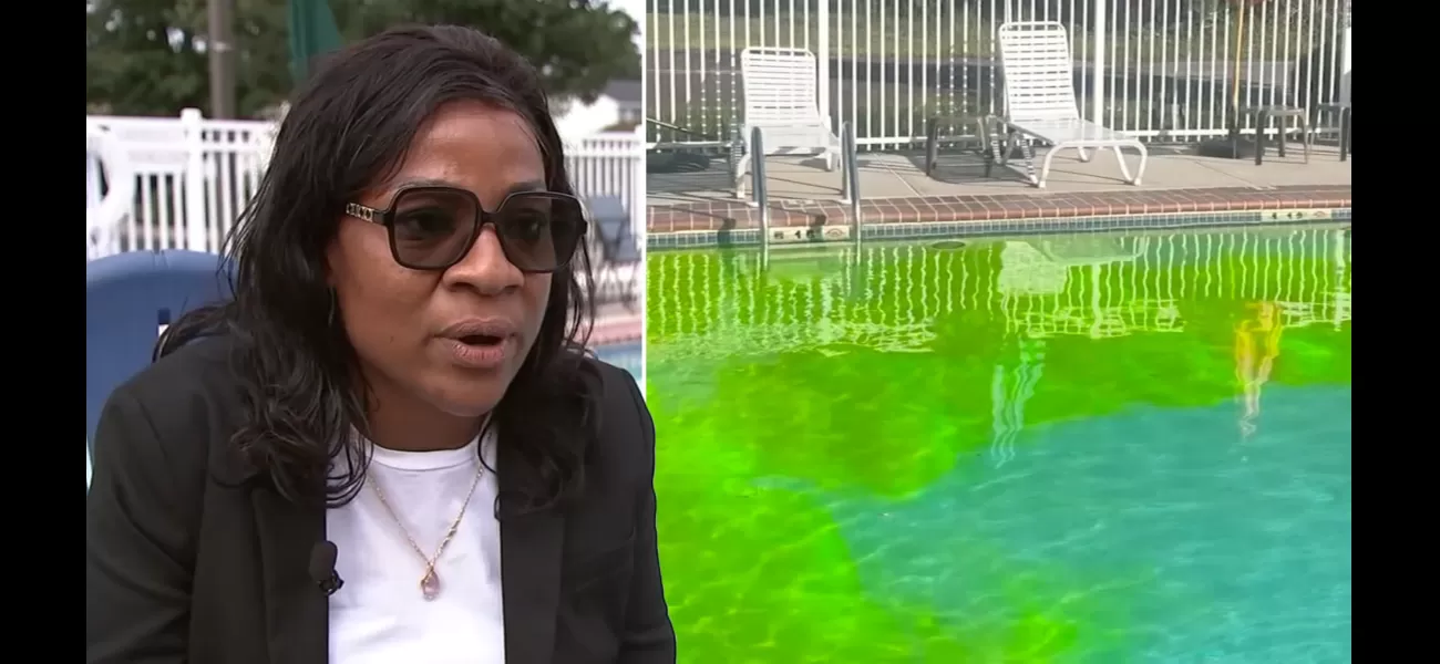 Business owner caught using drone to contaminate residential pools with green dye.